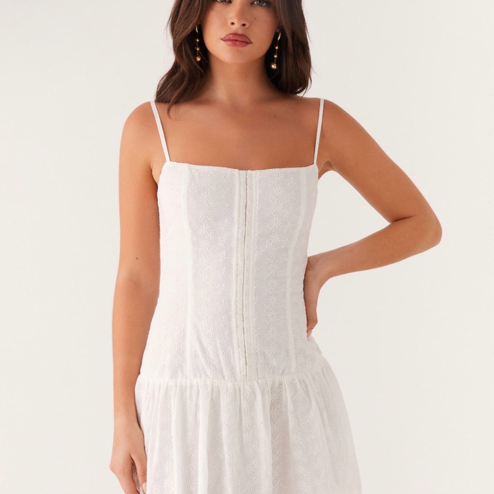Peppermayo White Mini Dress